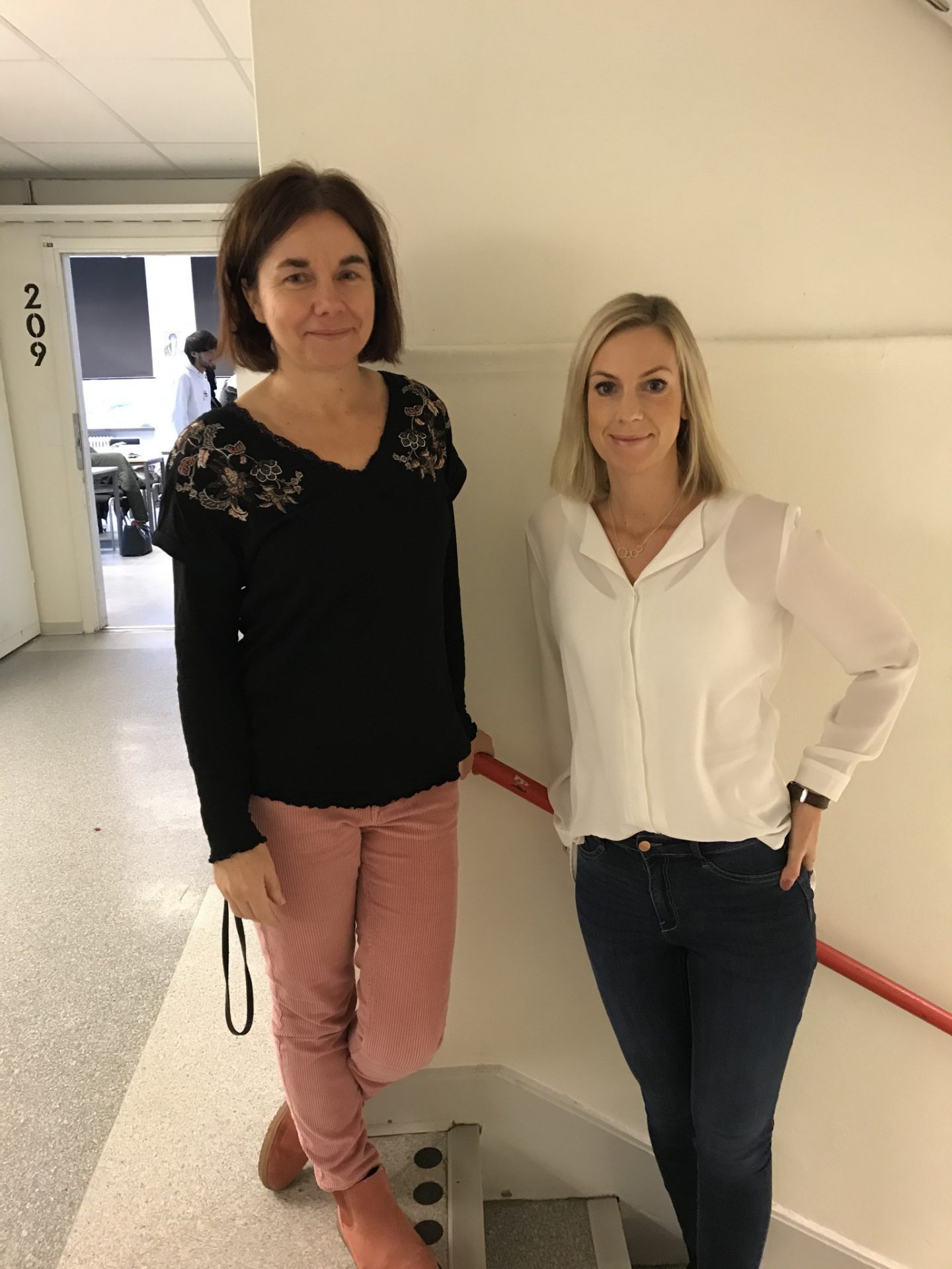 Foto på Pernilla Gren Edvardsson och Emma Lanäs.