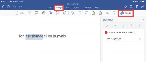 Bild på Infoga tillbehör