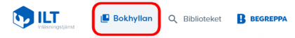 Bokhyllan är inringad.