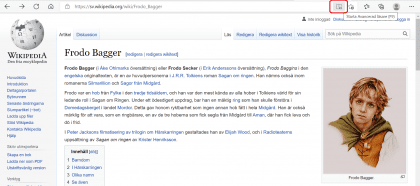 Avancerad läsare i Edge på din dator.