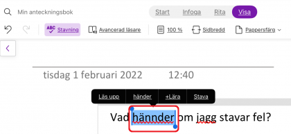 Kolla stavningen.