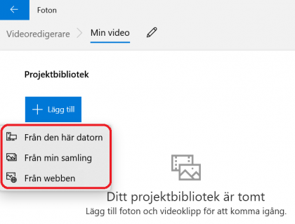 Lägga till bilder