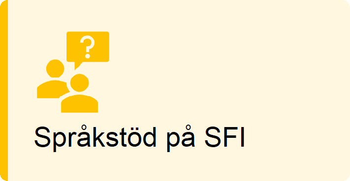 Språkstöd på SFI