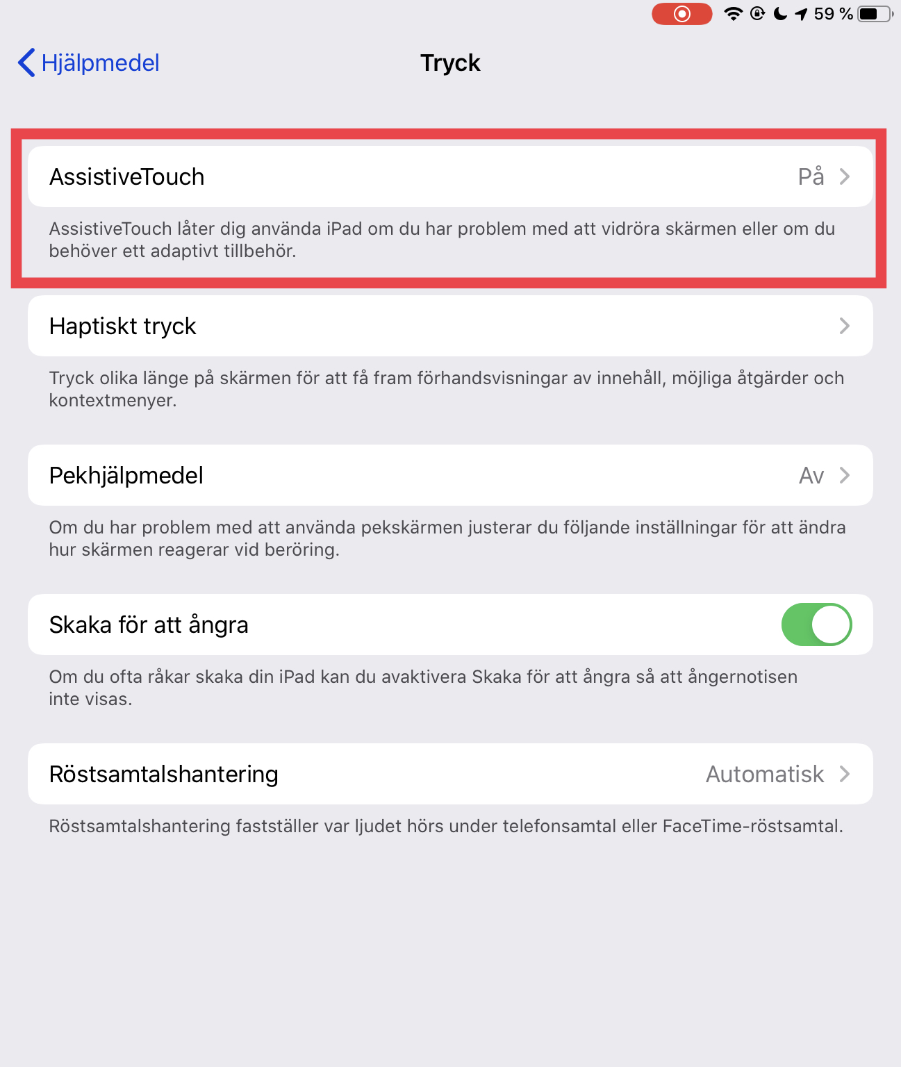Assistive Touch