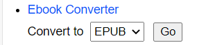 Välja att göra epub